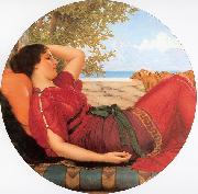 John William Godward In Realms of Fancy oil painting